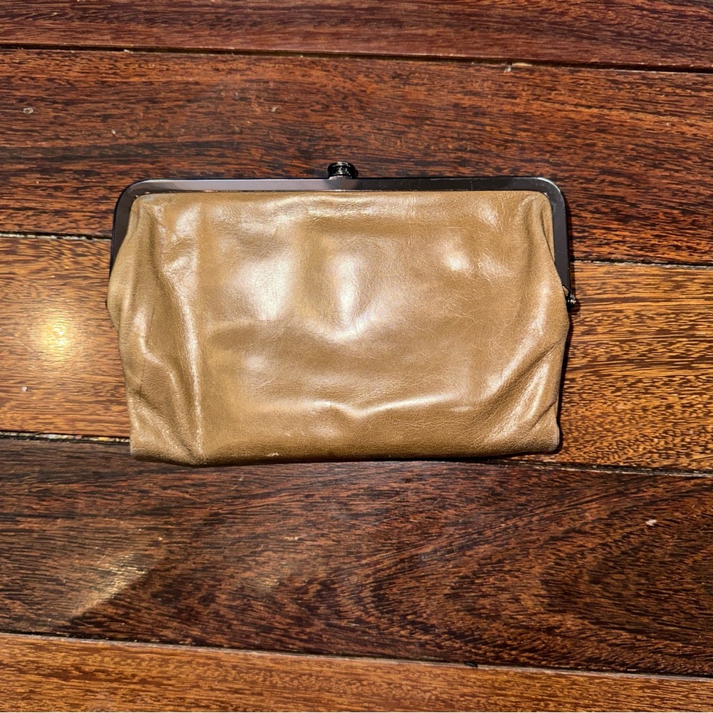 HOBO Brown Leather Clutch